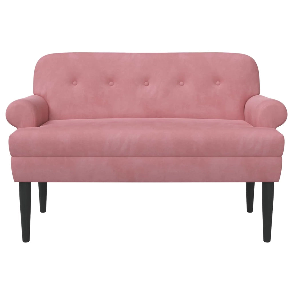Loveseat con bottoni imbottiti Rosa 120 x 66 x 78 cm 42041832