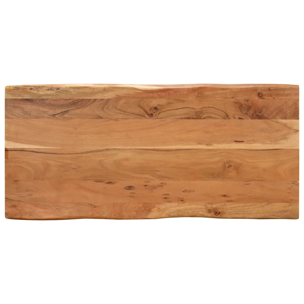 Tavolo da Pranzo 110x50x76 cm Legno Massello di Acacia 350289