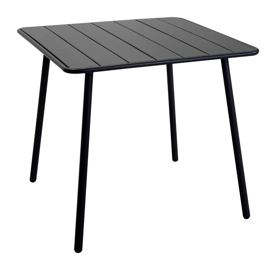 Tavolo da Giardino 80x80xh72 cm in Metallo Rovigo Antracite