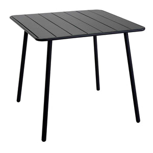 Tavolo da Giardino 80x80xh72 cm in Metallo Rovigo Antracite