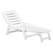 Lettino prendisole grandsoleil s6805b cottage bianco