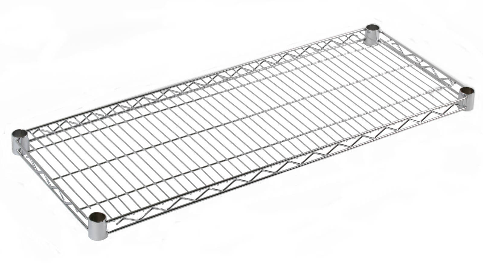 Ripiani Cromati aggiuntivi Scaffalatura Archimede System Scaffali Compatibili Misure: 35 x 121 cm