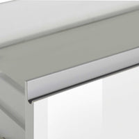 WHOUS Credenza Cassettiera Bianco Lucido, Made in Italy STILE: 4 ante e 4 cassetti