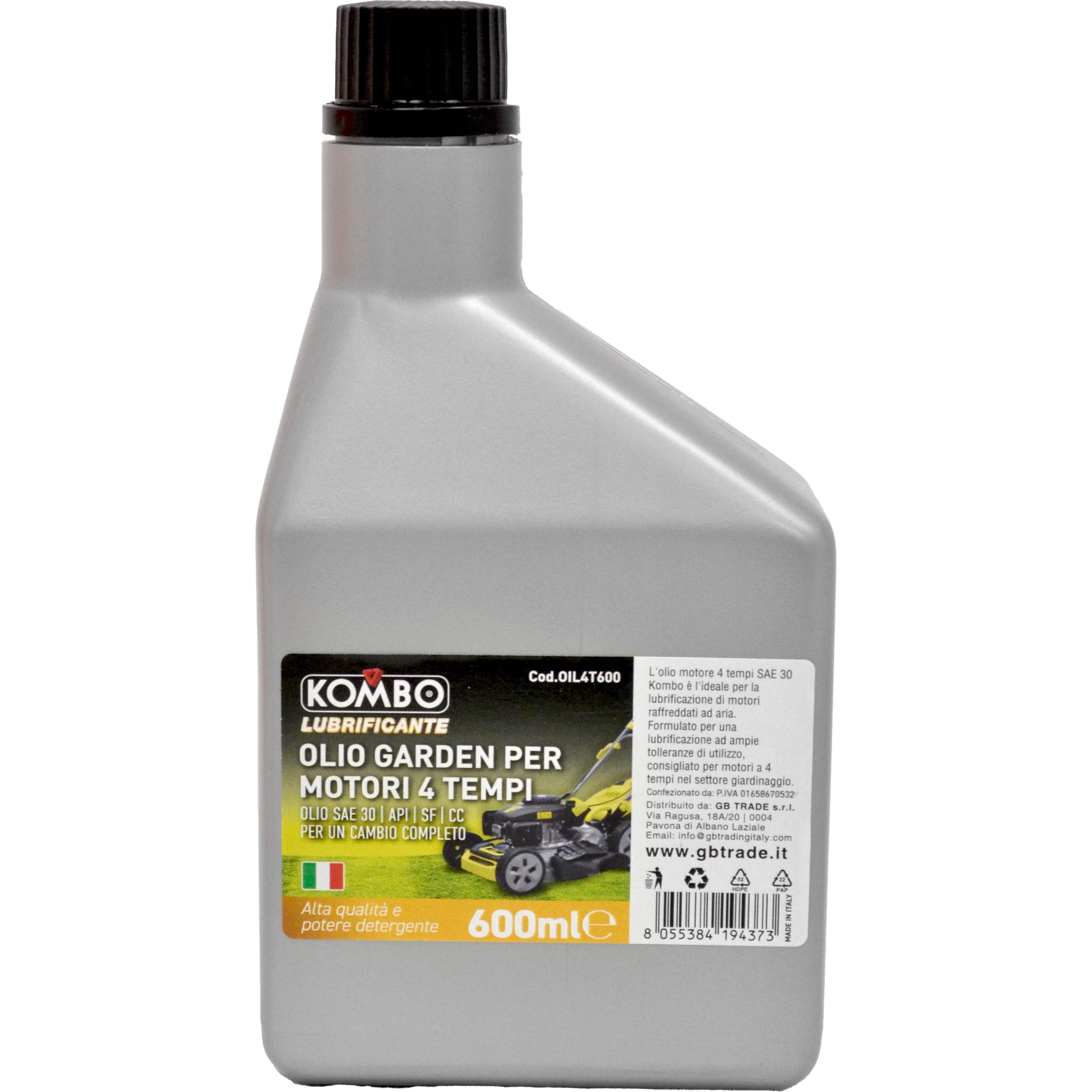 OLIO MOTORI GARDEN 4TEMPI SAE 30 600 ML
