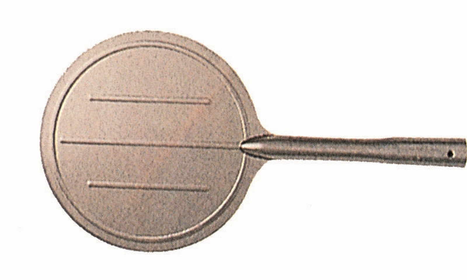 pala acciaio inox per pizza d 19 senza manico fig.3 cod:ferx.25202