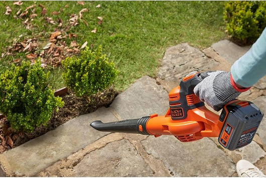 Soffiatore a batteria Black & Decker 209 km/h 18V GWC1820PC + Batteria 2 ah