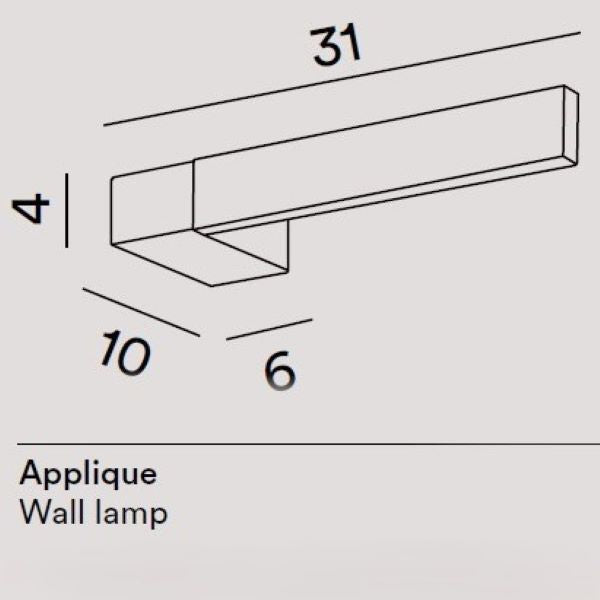 APPLIQUE DA PARETE ORIENTABILE NERA A LED 14W CCT 3000/4000/6000K ELLE PERENZ