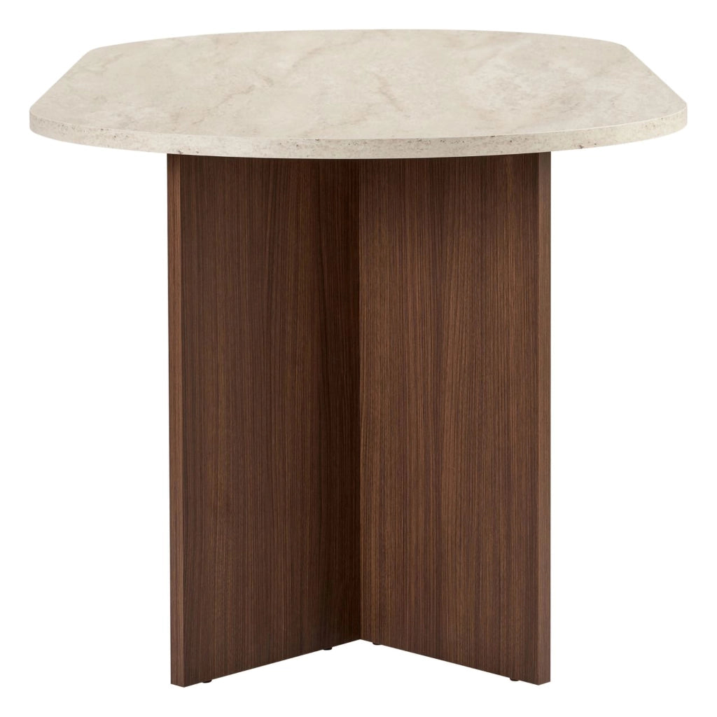 Monterano, Tavolo Fisso 6 Posti, 180x90x75h cm Beige Marmo