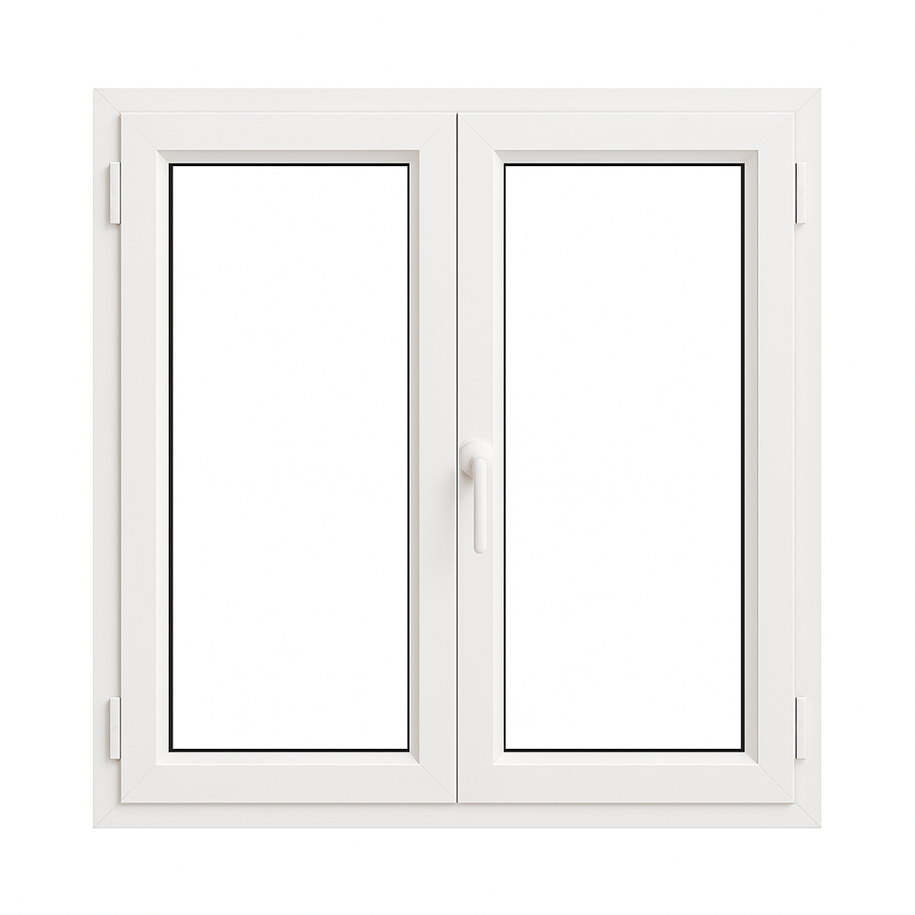 Finestra alluminio taglio termico H120xL130 isolamento energetico - Lemag srl