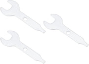 Set di chiavi per spanne in acciaio inossidabile - 3 pezzi - Apertura 9,5 mm - Compatibile con D-remel/Craftsman/Decker - Duraturo - Ideale per manutenzione degli strumenti - Chiave multifunzione