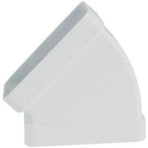 Gomito 45 rettangolare orizzonta le 55x110 mm vecamco 6002-114-