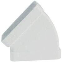 Gomito 45 rettangolare orizzonta le 55x110 mm vecamco 6002-114-