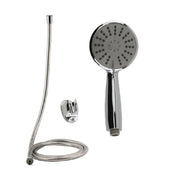 Trade Shop - Kit Doccetta Doccino Bagno Tondo Soffione Doccia Con Laccio 1,8mt Staffa 69049 -