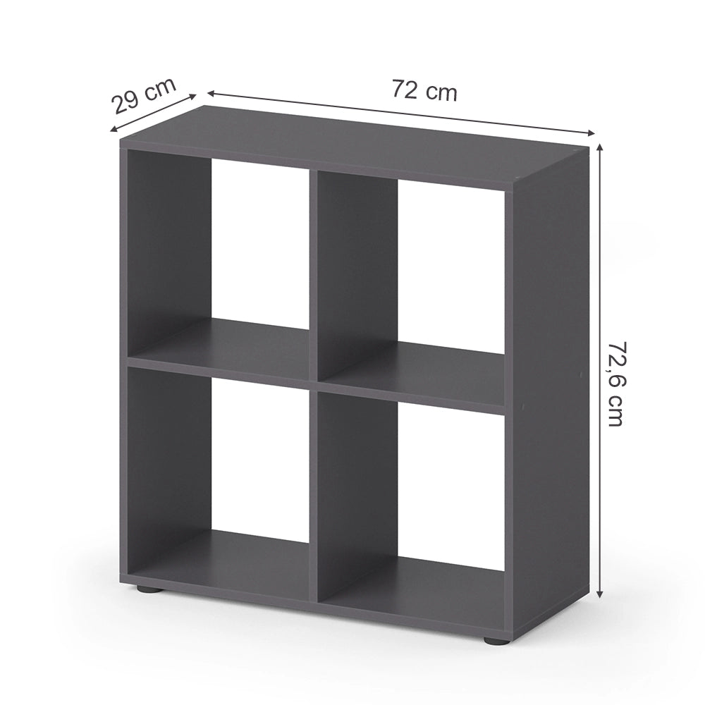 Vicco Scaffale Grigio 72.6 x 72 cm