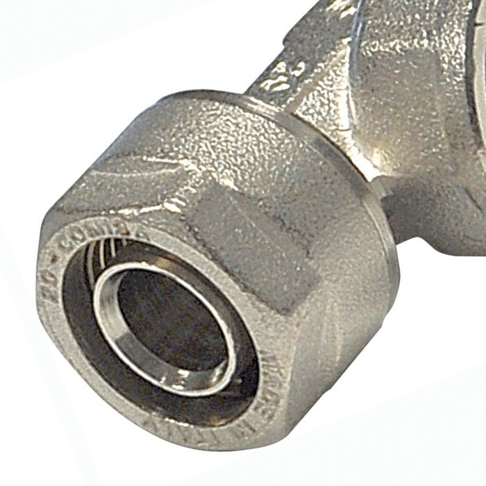 Raccordo a gomito femmina diam.3/4x26 per multistrato