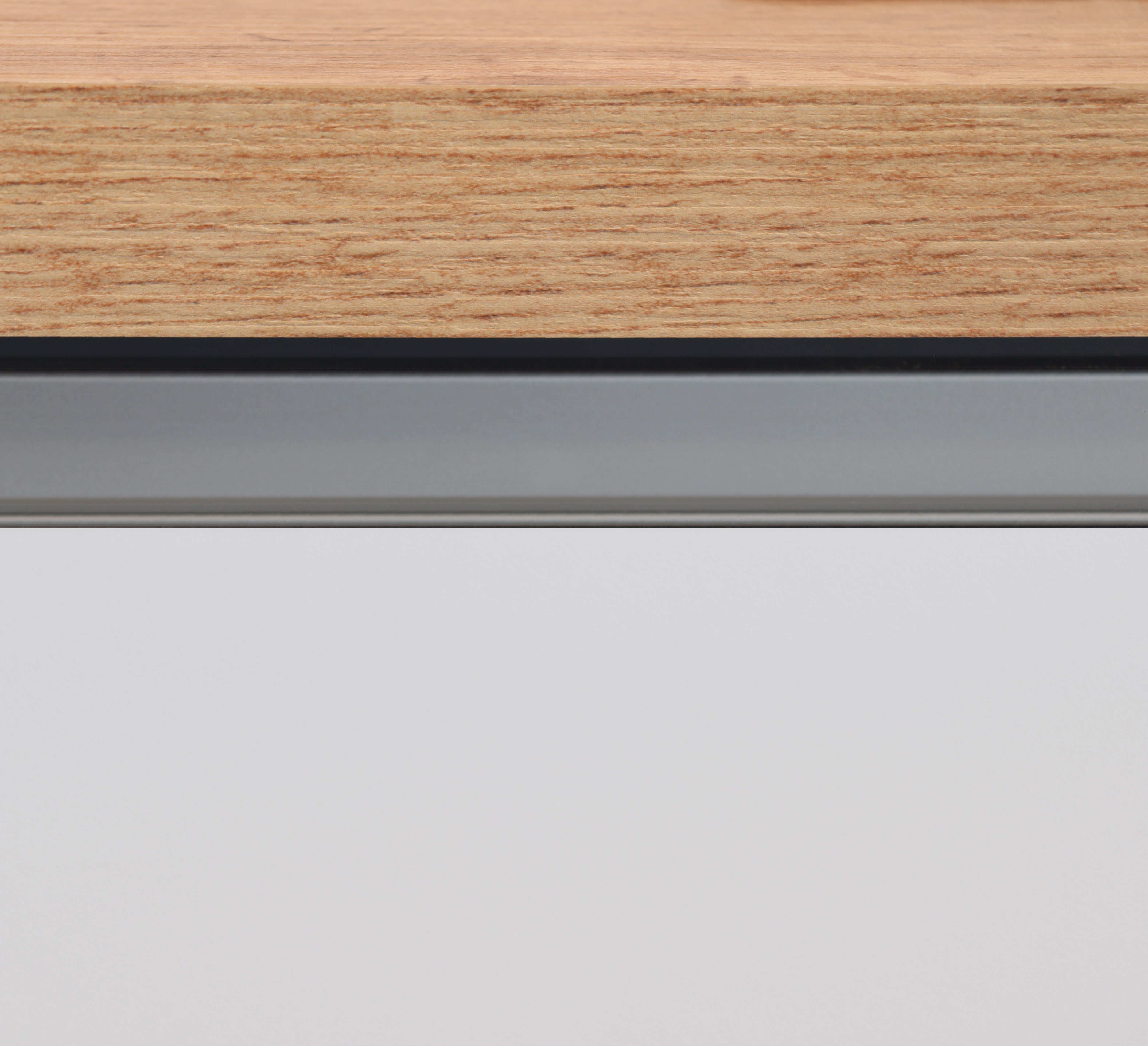 Isola Cucina SOLE 3 Ante – Bianco Lucido/Rovere, 155x90x90 cm, Made in Italy