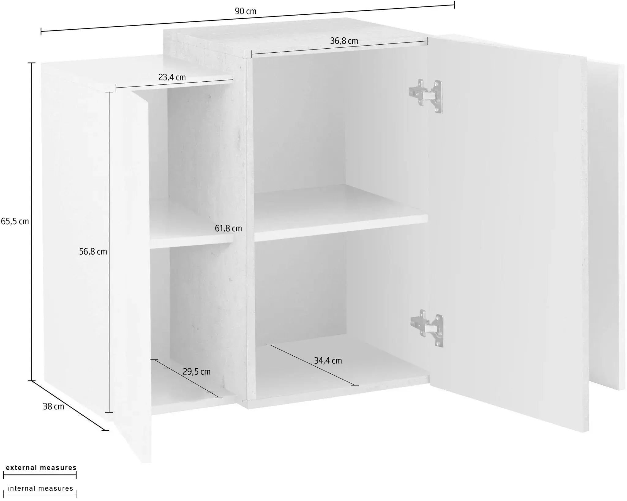 Pensile Moderno Bianco Lucido CORO - Report
