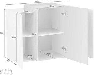 Pensile Moderno Bianco Lucido CORO - Report