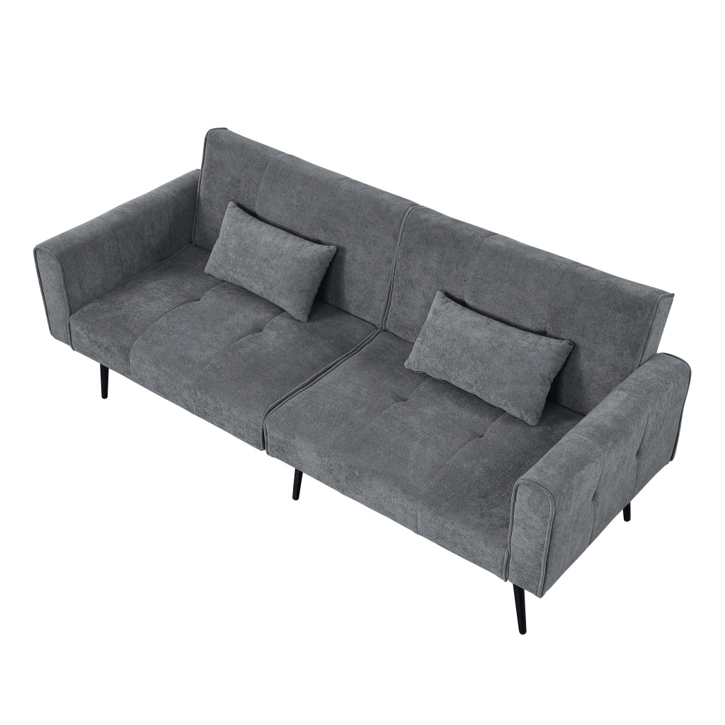 Divano Letto Pieghevole con Schienale Regolabile ¨C MINIMAL ¨C Tessuto