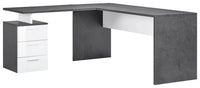 Scrivania Angolare: Nuovo Design Moderno Bianco Lucido - Report