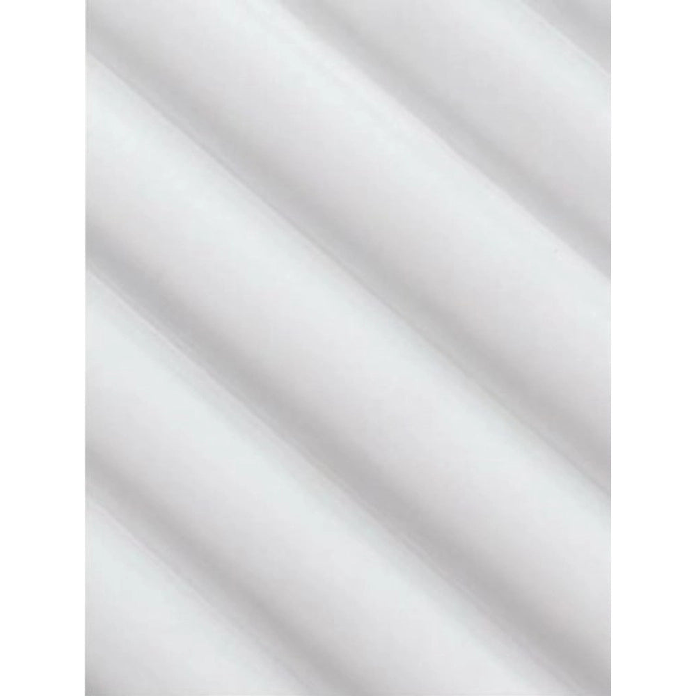 Trade Shop - Pannello Decorativo 3d In Ps Bianco Effetto Doghe 12x120x2900mm Parete -