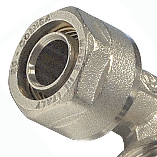 Raccordo a gomito maschio diam.3/4x26 per multistrato