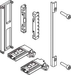 kit cremonese Giesse 02259 kit apex per apertura esterna persiane