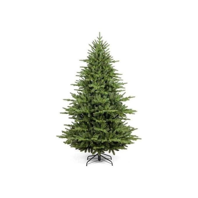 Amicasa 8009534013977 Braies Albero di Natale Sintetico 2008 Rami a Ombrello Altezza 2,4 m Diametro 1,49 m colore Verde