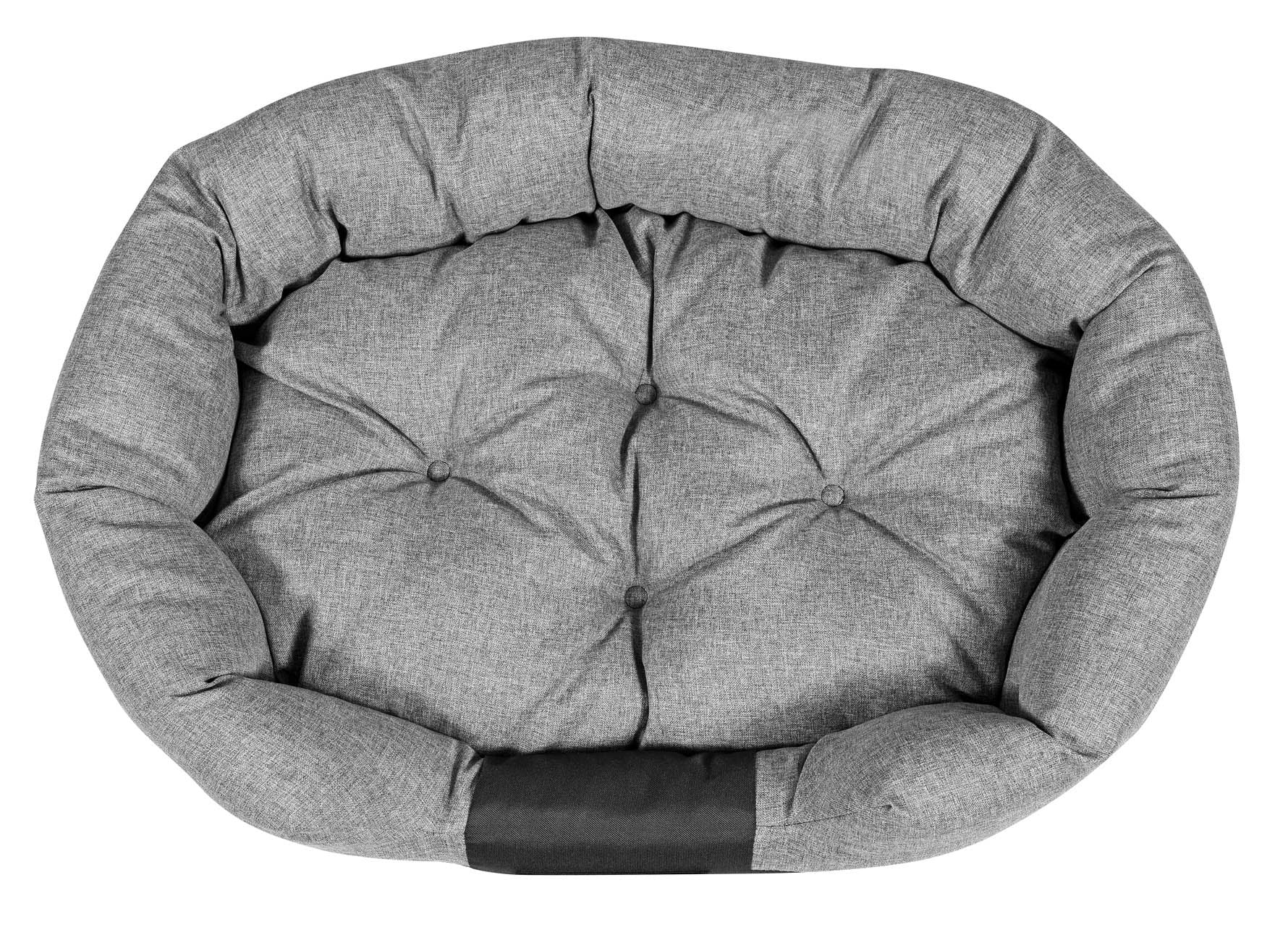 AIO FACTORY Cuccia per cani 75x50 cm personalizzabile impermeabile grigio