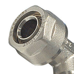 Raccordo a gomito diam.26x26 per multistrato