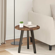 Piano del tavolo Rovere fumo Ø 40 x 1,5 cm Legno multistrato 880386