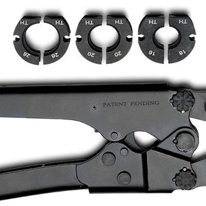 Pressatrice manuale per raccordi multistrato con matrici 16/20/26