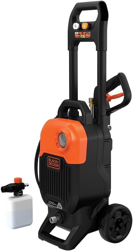 Idropulitrice Black & Decker 150 bar 2000w 450 l/hr 2000w BEPW2000-qs