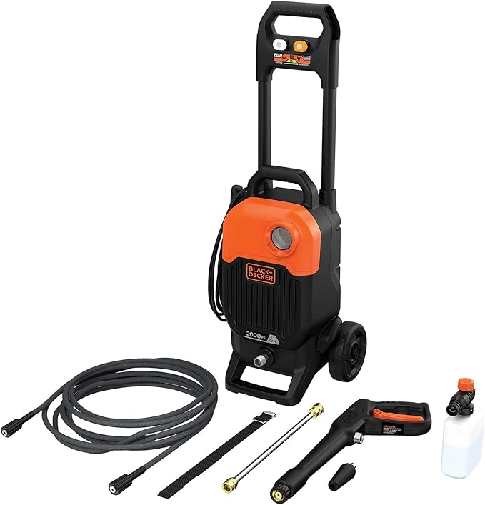 Idropulitrice Black & Decker 150 bar 2000w 450 l/hr 2000w BEPW2000-qs