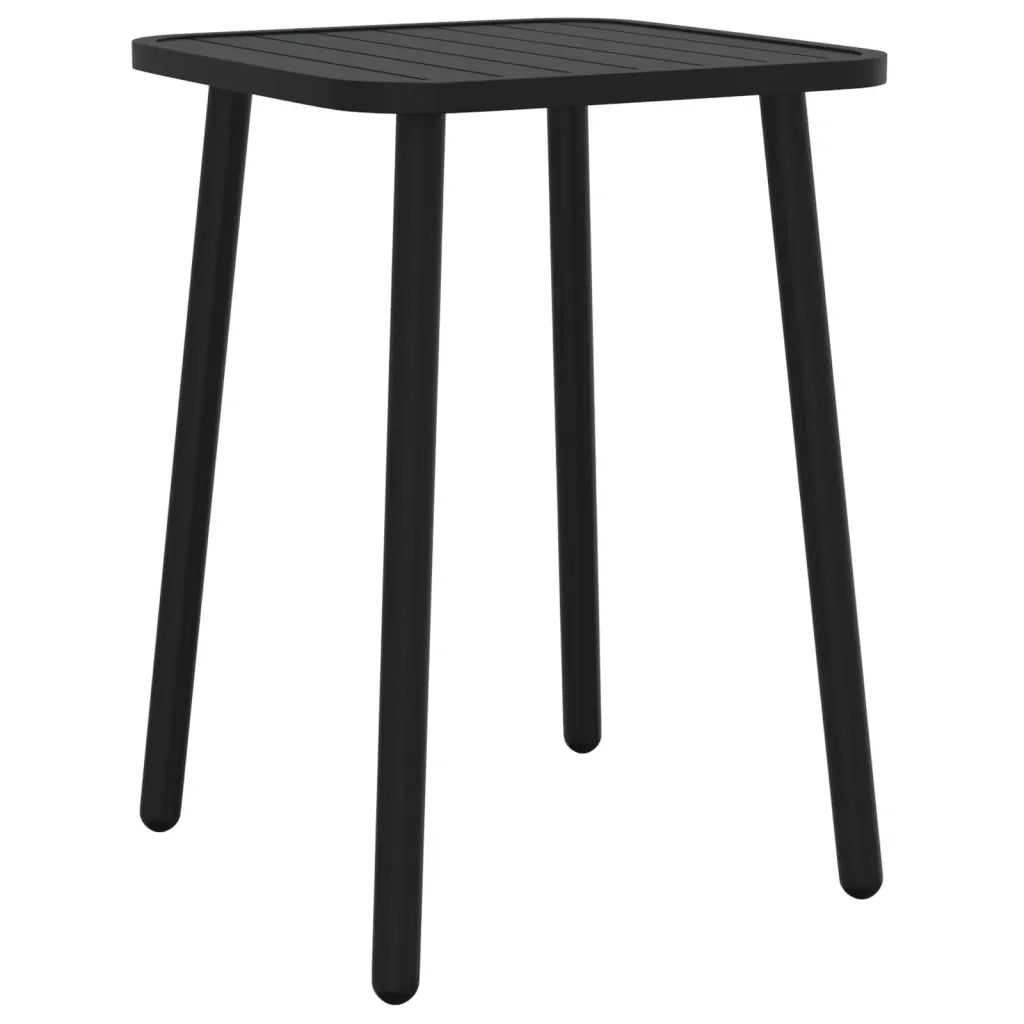 Set da Pranzo da Giardino 3 pz | Set Salotto da Giardino in Acciaio Antracite