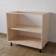 Mobile Base 90 Senza Anta. H 72 Cm L 90 Cm P 55.5 Cm. Spedizione In Kit Rovere