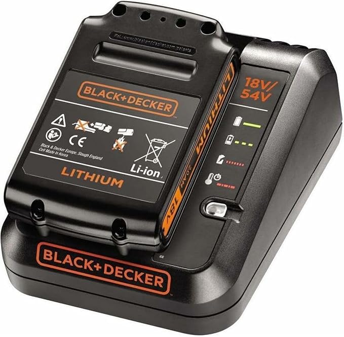 Caricatore Black & Decker litio 18V / 54V BDCA2-XJ