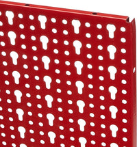 Pannello forato mm.1000x500 rosso