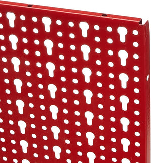 Pannello forato mm.1000x500 rosso