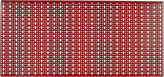 Pannello forato mm.1000x500 rosso