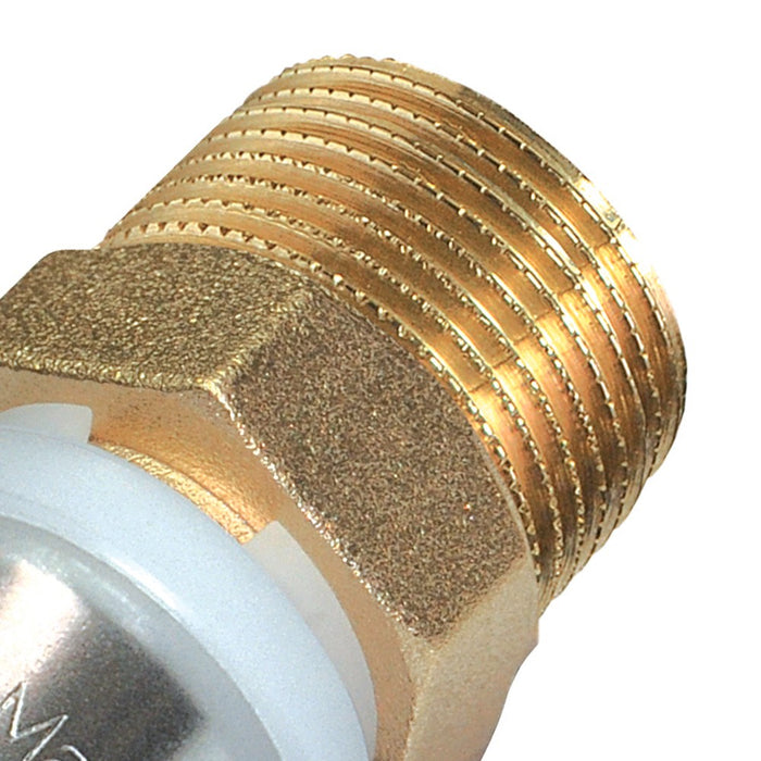 Raccordo diritto maschio diam.3/4x26 a pressare per multistrato