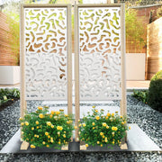 MACCHIE - Separè - Paravento modulabile - 70x190cm - in Legno e PVC Colore: bianco