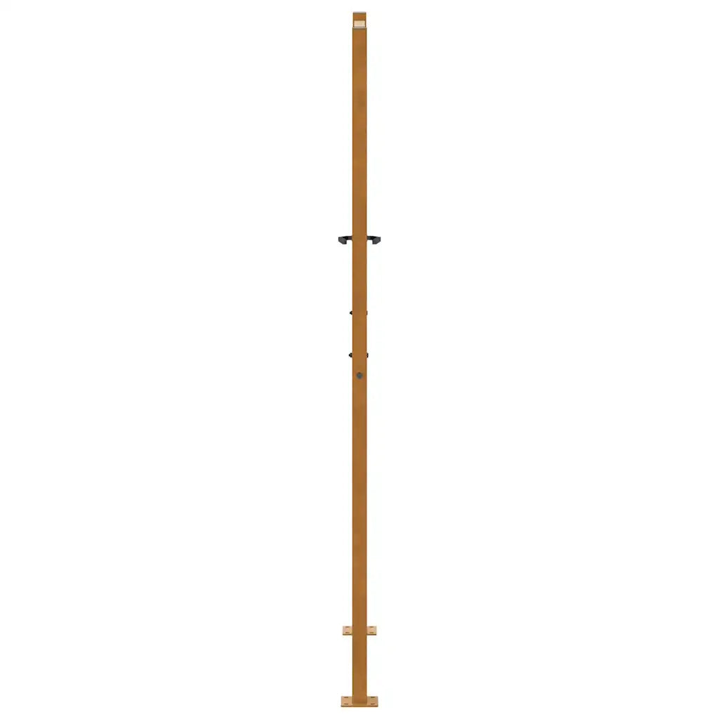 Cancello da Giardino 105x180 cm Acciaio Corten Design Leggero