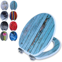 Pumice  copriwater sedile wc 3d da legno robusto e di alta quali