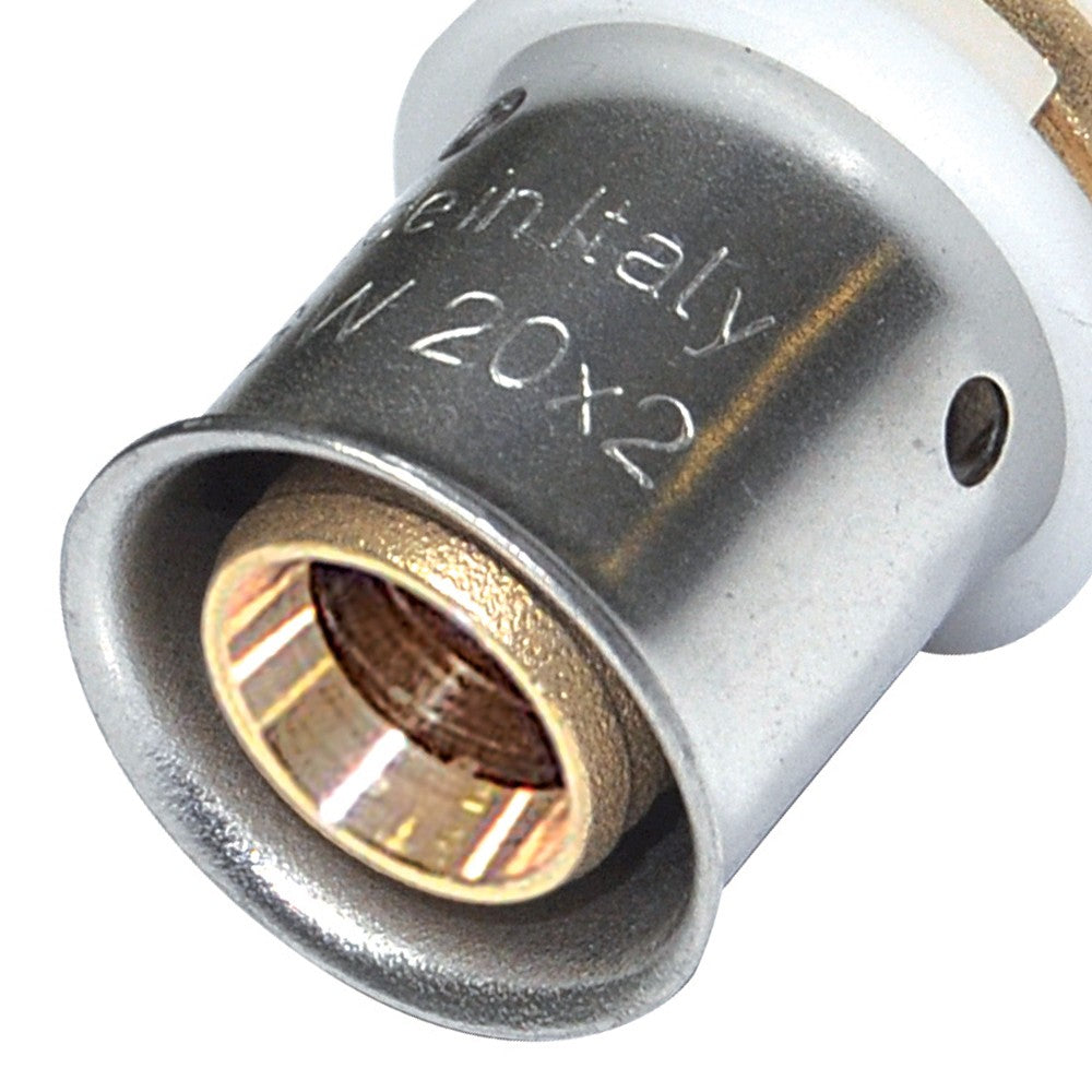 Manicotto intermedio diam.26x26 a pressare per multistrato