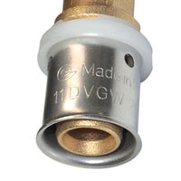 Raccordo tee femmina diam.3/4x26 a pressare per multistrato