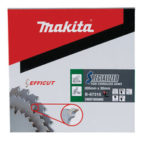 Lama troncatrice Makita per legno diametro 305 mm x 30 mm 80 denti B-67315