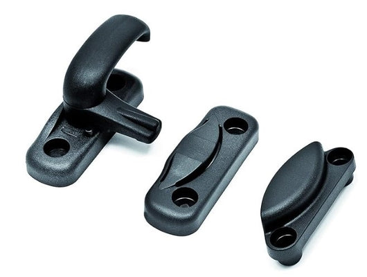 Chiudi anta a tirare con spessore con viti inox e tappo copri foro. Esinplast Chiocciola.