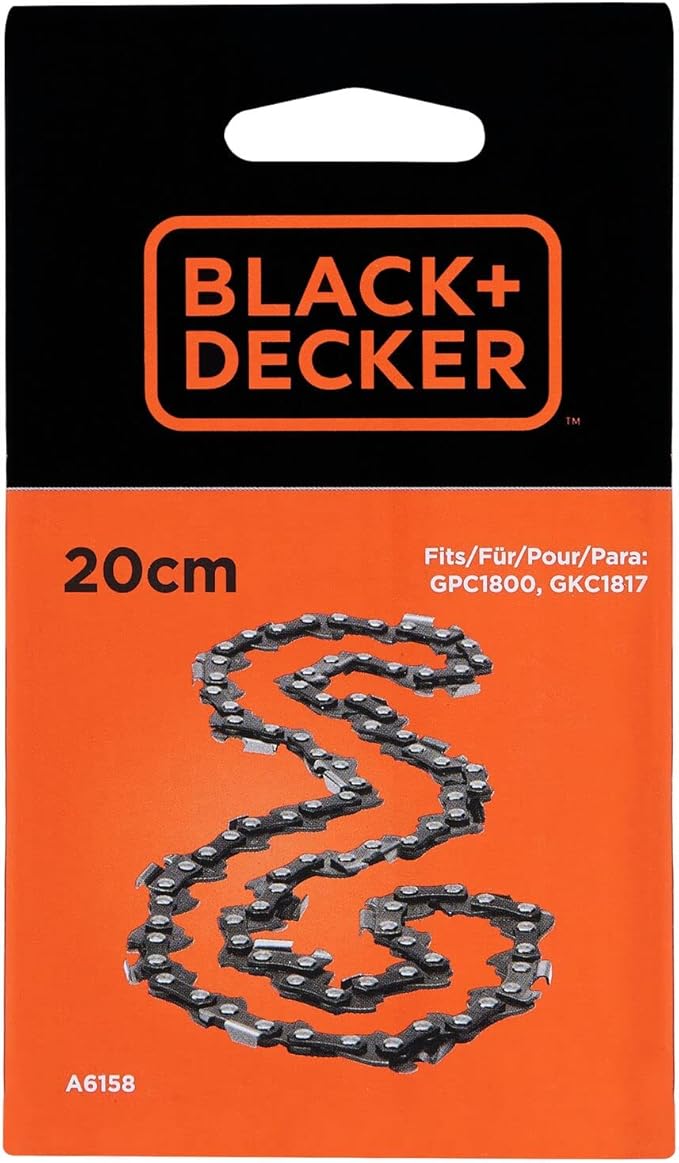 Catena di ricambio per motosega Black & Decker 20cm A6158-XJ