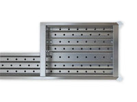 Barbecue carbone inox Lisa Miami Grill 800+400 cm120x30x83 doppia parete